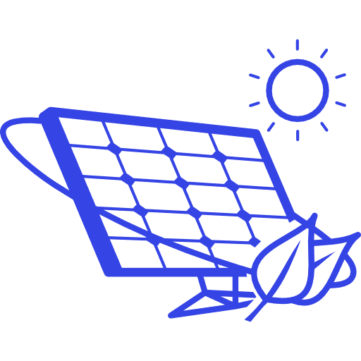 Solar Module auf dem Dach